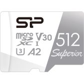 Карта памяти MicroSDXC 512Gb Silicon Power SP512GbSTXDA2V20 Superior Class10 w/o adapter