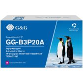 Картридж струйный G&G 727 GG-B3P20A пурпурный 130мл HP DJ T920/T1500/T2530