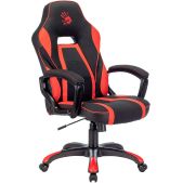 Кресло для геймеров A4-Tech Bloody GC-250 черный/красный эко.кожа/ткань крестов