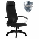 Кресло офисное Метта К-27 черное пластик, ткань, сиденье и спинка мягкие