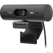 Веб-камера Logitech 960-001422 BRio 500 HD Webcam - Graphite - USB