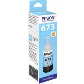 Картридж струйный Epson T673CL C13T673598 светло-голубой 1900стр. 70мл Epson L800/L801/L810/L850