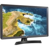Телевизор 24 LG 24TQ510S-PZ HD, webOS Smart TV, Wi-Fi, DVB-T2/C, 2.0ch 2х5W, 2хHDMI, 1хUSB, Слот для CI/PCMCIAб 1 pole stand, черный