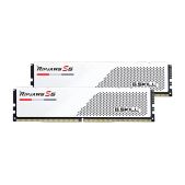 Модуль памяти DDR5 64Gb 2x32Gb 6000MHz G.Skill RIPJAWS S5 F5-6000J3040G32GX2-RS5W CL30 30-40-40-96 1.4V White