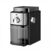 Кофемолка BQ CG2000 черный-стальной 150Вт, жерновая, 15 степеней помола, 250 г