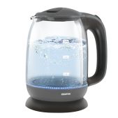 Чайник Centek CT-0034 Vancouver серый 2.2кВт, 1.8л, стекло, внутренняя LED подсветка