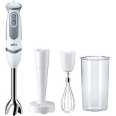 Блендер погружной Braun MQ5207WH 1.0кВт бело-серый