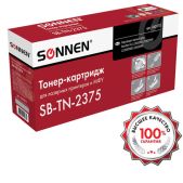 Картридж лазерный Sonnen SB-TN2375 Brother HL-L2300DR2340DWRDCP-L2500, ресурс 2600 страниц, 363070