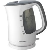 Чайник Starwind SKG3025 2.5л. 2.2кВт бело-серый корпус: пластик