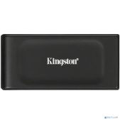 Внешний накопитель SSD 2Tb Kingston SXS1000/2000G XS1000 Type-C/A, USB 3.2 Gen 2, R/W 1050/1000MB/s, 70x33x14mm, 29g., Black