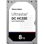 Жесткий диск SAS 3.0 8Tb 7200rpm WD 0B36453 HUS728T8TAL5204 Server Ultrastar DC HC320 512E 256Mb 3.5