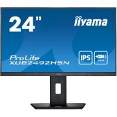 Монитор 24 Iiyama XUB2492HSN-B5 ProLite черный IPS LED 16:9 HDMI M/M матовая HAS Piv 250cd 178гр/178гр 1920x1080 75Hz DP FHD USB 5.6кг