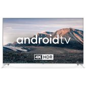 Телевизор 75 Hyundai H-LED75QBU7500 Android TV Frameless черный серебристый 4K Ultra HD 60Hz DVB-T DVB-T2 DVB-C DVB-S DVB-S2 USB Wi-Fi Smart TV