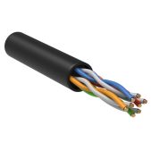 Кабель U/UTP кат. 5е ITK BC3-C5E04-139-305-G Generica 4X2X24AWG LDPE внешний 4 пары не экранированный 1метр черный