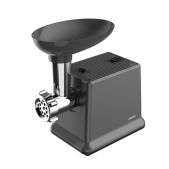 Мясорубка Centek CT-1624 черная 2.0кВт, реверс, 2 диска, стальной нож и узлы