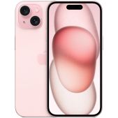 Смартфон Apple A3092 iPhone 15 128Gb розовый MTLE3CH/A 3G 4G 2Sim 6.1 1179x2556 iOS 17 48Mpix 802.11 a/b/g/n/ac/ax NFC GPS Protect