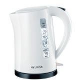 Чайник Hyundai HYK-P1409 1.7л 2.2кВт бело-черный корпус: пластик