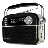 Колонка портативная Sven АС SRP-505 SV-020446 черный 3Вт, Bluetooth, FM/AM/SW, USB, microSD, AUX, встроенный аккумулятор