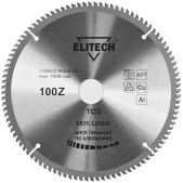 Диск пильный Elitech 1820.116600 по алюминию, Ø216ммх30мм х1.6мм, 100зуб