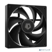 Вентилятор 120x120x25мм ID-Cooling AF-125-K PWM, резиновые углы, черный, 500-2000об/мин Box