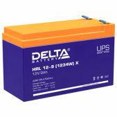 Батарея Delta HRL 12-9 X 12В, 9Ач разряд 10 часов, макс. ток разряда 5 сек. 135А, макс. ток заряда 2.7А, свинцово-кислотная типа AGM, клеммы F2, ДxШxВ 151х65х94мм., вес 2.55кг., срок службы 12 лет Delta HRL 12-9 X Battery Delta series HRL-X