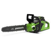 Цепная пила GreenWORKS GD40CS15 2005707UA аккумуляторная 40V, 35 см, бесщеточная, до 1.5 КВТ, + АКБ 2АЧ и Зарядное устройство