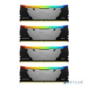 Модуль памяти DDR4 64Gb 3600MHz Kingston KF436C16RB12AK4/64 CL16 DIMM Kit of4 1Gx8 Fury Renegade RGb