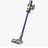 Пылесос вертикальный Dyson V11 Absolute Pro 447637-01 беспроводной до 60 минут, сухая уборка, 7 насадок, 3 режима мощности, ЖК-дисплей, цвет серый/синий, Евро-вилка отдельно