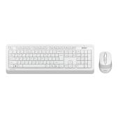 Комплект беспроводной (клавиатура + мышь) A4-Tech Fstyler FG1010S White бело-серый USB беспроводная мультимедийная Touch