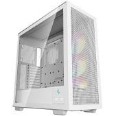 Корпус E-ATX без БП Deepcool MORPHEUS WH боковое окно закаленное стекло, 3xARGb LED 140мм, белый