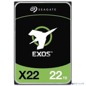 Жесткий диск SAS 22Tb 7200 Seagate ST22000NM000E HDD Exos X20 512Mb