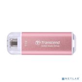 Флеш-накопитель Transcend TS1TESD300P External SSD ESD300C 1Tb, Type C, 10Gbps 3.2 Gen2, R/W 1050/950MB/s, 60.1x20x7.8 mm, 9g, Pink