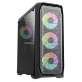 Корпус ATX без БП Zalman N5 MF N5MF woPSU 2xUSB + USB 3.0, 2xAudio, 4xвентилятор 120мм, прозрачная стенка