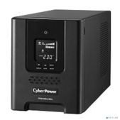 Источник бесперебойного питания CyberPower PR3000ELCDSL Line-Interactive, 3000VA/2700W, 8 IEC-320 С13, 1 IEC C19 розеток, USB&Serial, SNMPslot, LCD дисплей, Black, 0.6х0.3х0.4м., 29.6кг Cyberpower UPS Line-Interactive CyberPower 3000VA/2700W USB/RS