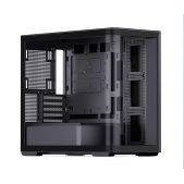 Корпус mATX без БП Jonsbo D300 Black боковая панель из закаленного стекла, черный