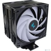 Кулер для процессора Deepcool AG400 Digital Plus LGA1700/1200/115X/AM5/AM4 TDP 220W, PWM, Dual ARGb вентилятор 120мм, 4 тепл. трубки, черный RET