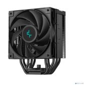 Кулер для процессора Deepcool AG500 Digital BK LGA1700/1200/115X/AM5/AM4 TDP 240W, PWM, вентилятор 120мм, 5 тепл. трубок, черный RET