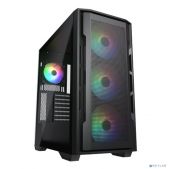 Корпус E-ATX без БП Cougar Uniface X RGb Black 3x140mm ARGb +1x120мм ARGb Fan, ARGb вентилятор Hub, черный