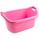 Таз пластмассовый Радиан 10124001 овальный, 40л, особо прочный, розовый