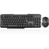Комплект клавиатура+мышь Defender Jakarta C-805 RU черный, беспроводной, полноразмерный 45804