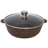 Жаровня Victoria by InHome IVRL/4.0 Luxury Style Браун 4.0л + крышка O28