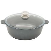 Жаровня Victoria by InHome Р1026G престиж O26 + стеклянная крышка