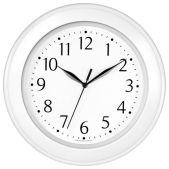 Часы настенные TroykaTIME Troyka 122211201, круг, белые, белая рамка, 30х30х3.8 см