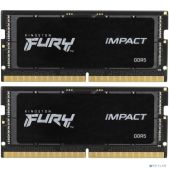 Модуль памяти DDR5 64Gb (2х32Gb) 5600MT/s Kingston KF556S40IBK2-64 CL40 SODIMM Kit of 2 Fury Impact PnP