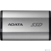 Внешний накопитель SSD 1000Gb A-Data SD810-1000G-CSG External SSD SD810, Type-C, USB 3.2 Gen2х2, up to R/W 2000/2000 MB/s, 72.7x44x12.2mm, Silver