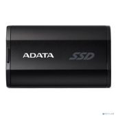 Внешний накопитель SSD 2000Gb A-Data SD810-2000G-CBK External SSD SD810, Type-C, USB 3.2 Gen2х2, up to R/W 2000/2000 MB/s, 72.7x44x12.2mm, Black