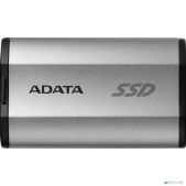 Внешний накопитель SSD 4000Gb A-Data SD810-4000G-CSG External SSD SD810, Type-C, USB 3.2 Gen2х2, up to R/W 2000/2000 MB/s, 72.7x44x12.2mm, Silver