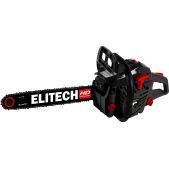 Бензопила Elitech HD CS4022R E1611.004.00 2.2лс/1.6кВт, 39.6 см3, шина 36см хвостовик К095, цепь 3/8, 1.3мм, 52 звена, топ.бак 0.48л/ масл.бак 240мл, 3300-12000об/мин, свеча RCJ6Y, вес 4.3кг