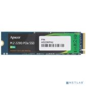 Накопитель SSD PCIe 256Gb Apacer AP256GAS2280P4U-1 M.2 Gen3x4, R3500/W1200 Mb/s, MTbF 1.8M, 3D NAND, NVMe
