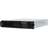 Корпус 2U серверный Procase RE204-D2H5-M-45 2x5.25+5HDD, черный, без блока питания PS/2, mini-redundant, глубина 450мм, mATX 9.6x9.6